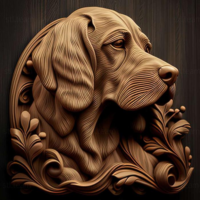 3D модель Йельская собака известное животное (STL)
